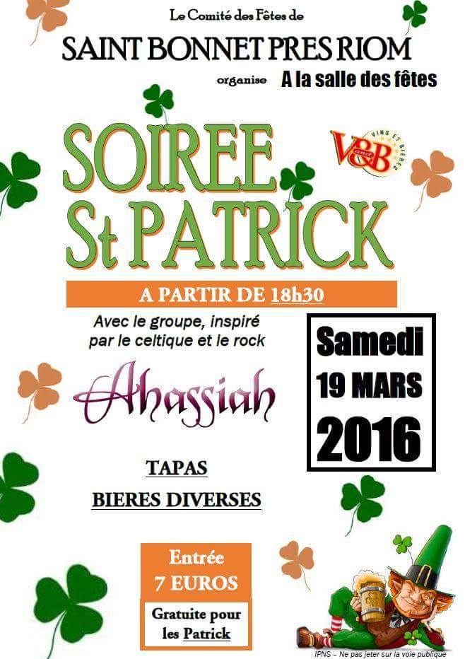 Soirée St Patrick